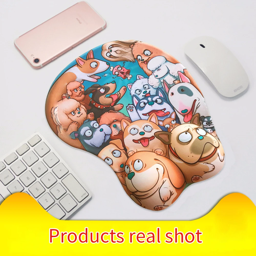3D маленький игровой коврик для мыши милый мультяшный сексуальный s кремнезем