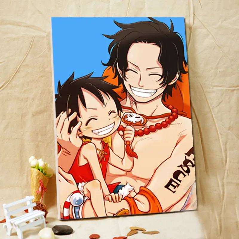 Diy Oil Painting One Piece Digital Paint By Numbers Japan Style Cartoon