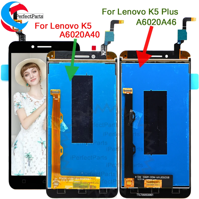Сменный сенсорный ЖК-экран для Lenovo Vibe K5 A6020 A40 5 0 дюйма lenovo Plus A46 | Мобильные