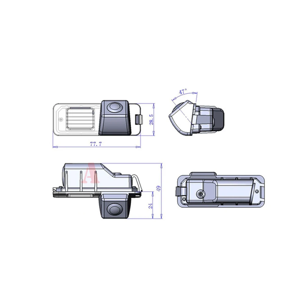 Aycetry! CCD HD цветная камера заднего вида для Volkswagen/VW/Polo/Golf 6/Passat CC система парковки