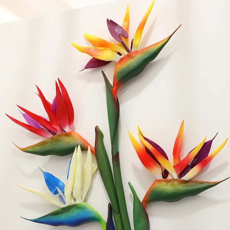 Высокая-класс 1 филиал небесная птица Искусственные цветы дом Декоративные искусственные цветы искусственные растения, ненастоящие растения