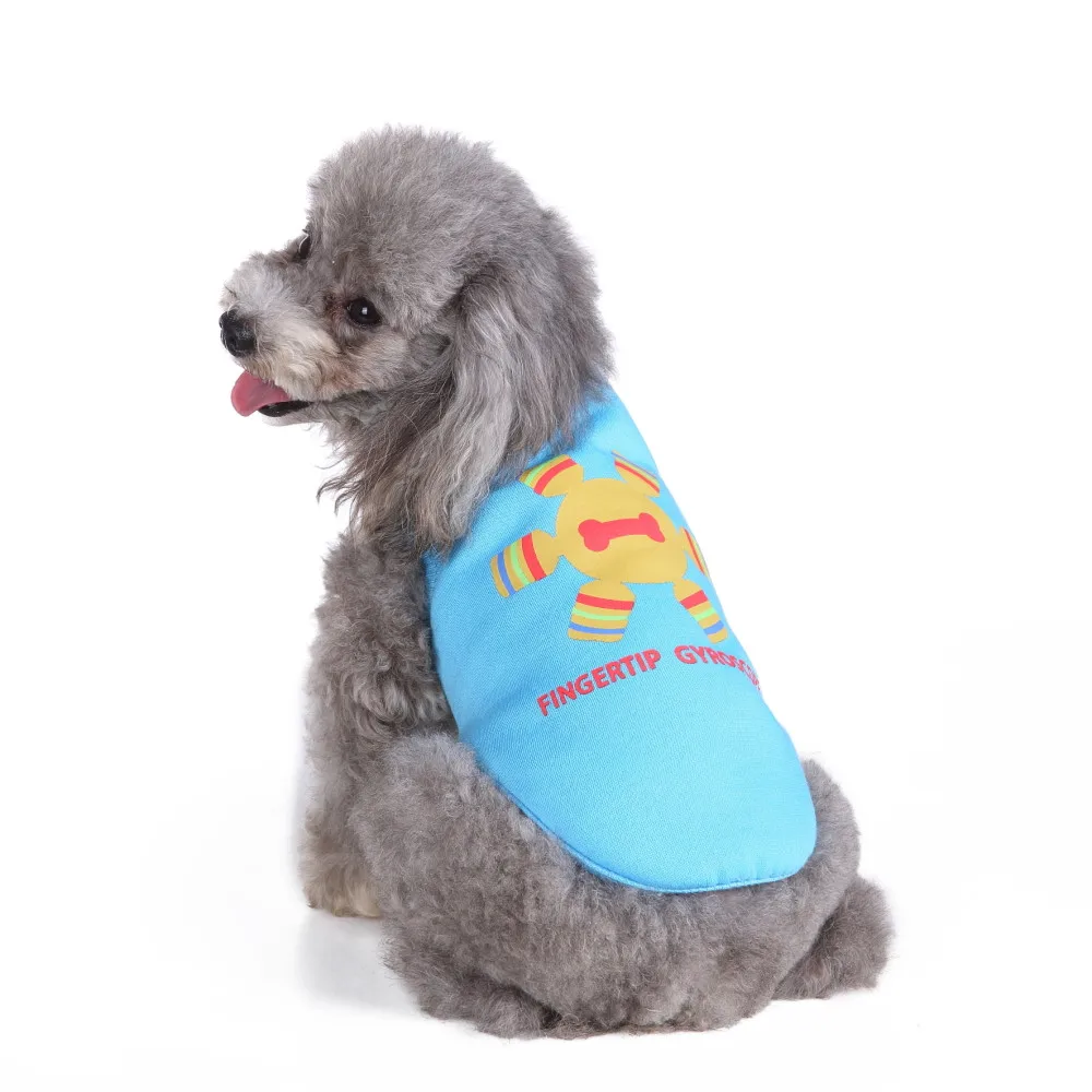 Dog Clothes For Small Dogs Pet Products Clothing Fingertip Gyro Cute Pet Vest Clothing Small