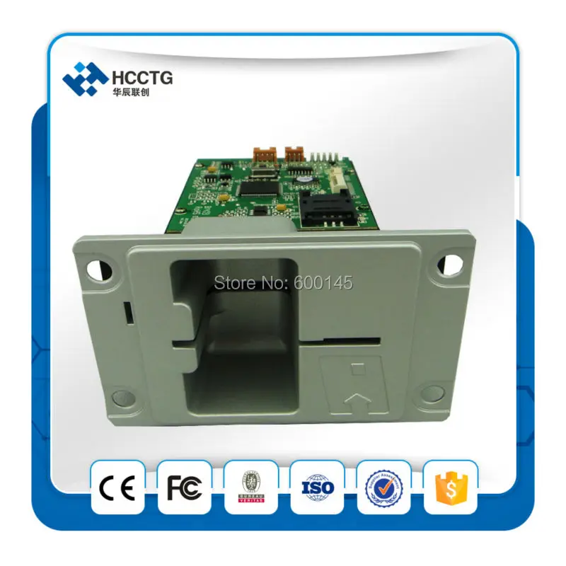 Chino 13,56 MHz serie Atm de lector de tarjeta de Chip, escritor/dispensador de tarjetas kiosk. HCRT288K - 1