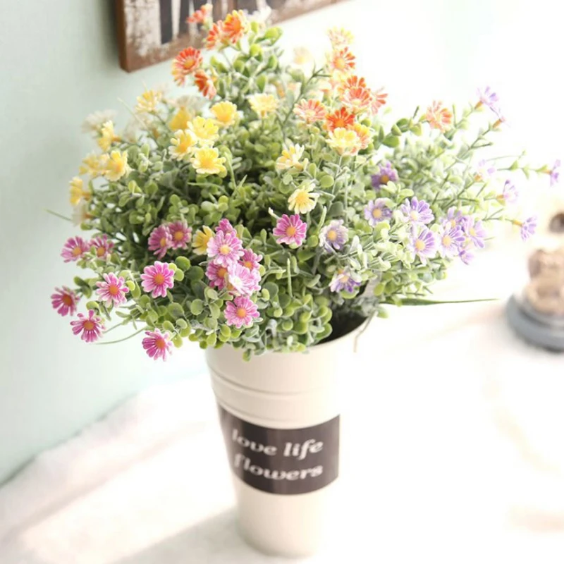 Artificial Flower Home Wedding Decoration Accessories Vase Craft