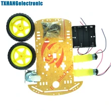 Best Offers 2WD Smart Robot Car Chassis Kit/Speed encoder Battery Box 2 motor 1:48 Best Offers 2WD Smart Robot Car Chassis Kit/Speed encoder Battery Box 2 motor 1:48