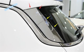 

Lapetus Car Styling ABS Chrome Rear Window Spoiler Side Bevel Cover Trim 2 Pcs / Set Fit For Jeep Compass 2017 2018 2019 2020