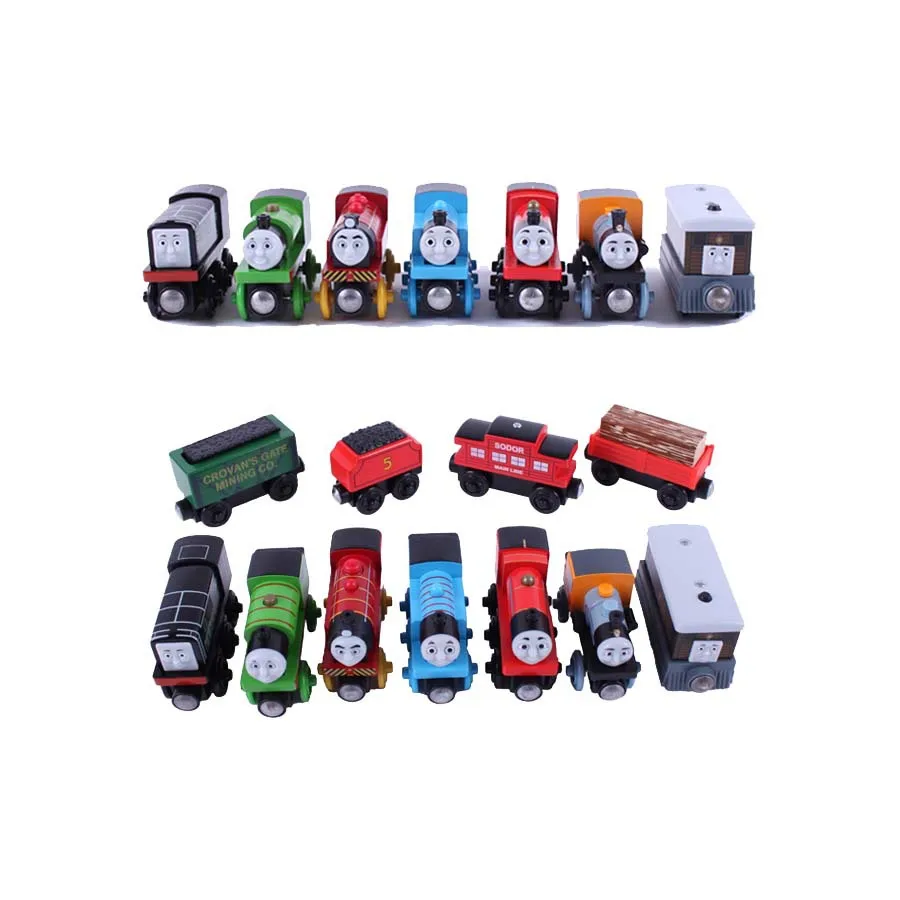 5pcs/lot wooden small Train toys railway setin Diecasts & Toy