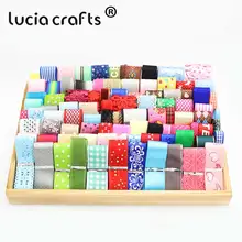 Venta 50/100 g/lote, aprox 20 yardas 6-40mm mezcla aleatoria grogrén/Organza/satén cinta encaje DIY Headwear envoltura decoración Material S0509