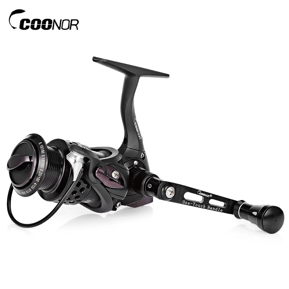 

COONOR SA11 11 + 1BB 5.5:1 Lightweight Spinning Fishing Reel with Foldable Handle