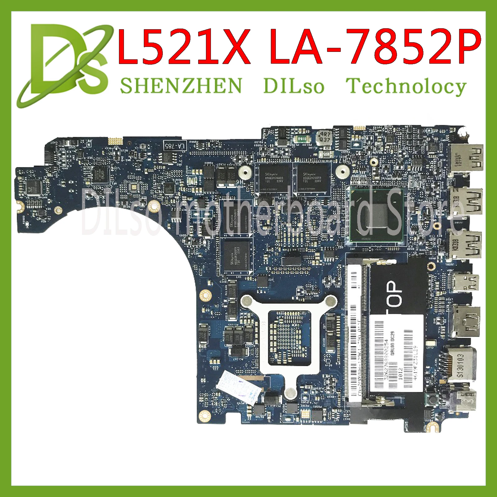 astounding  KEFU QBL00 LA-7851P motherboard FOR Dell XPS 15 L521X Laptop Motherboard I5-3230M DDR3L GT640M 2GB 