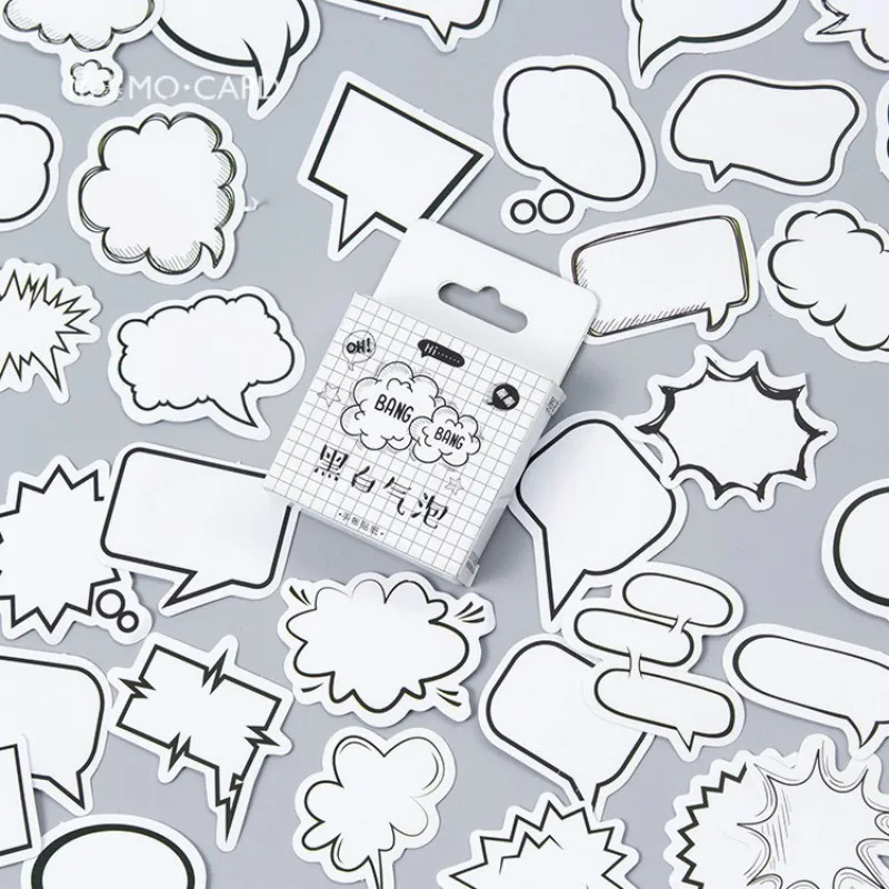 

40pcs/pack Bubble Totem Diary Stickers Pack Posted It Kawaii Planner Scrapbooking Memo Pads Office Supplies