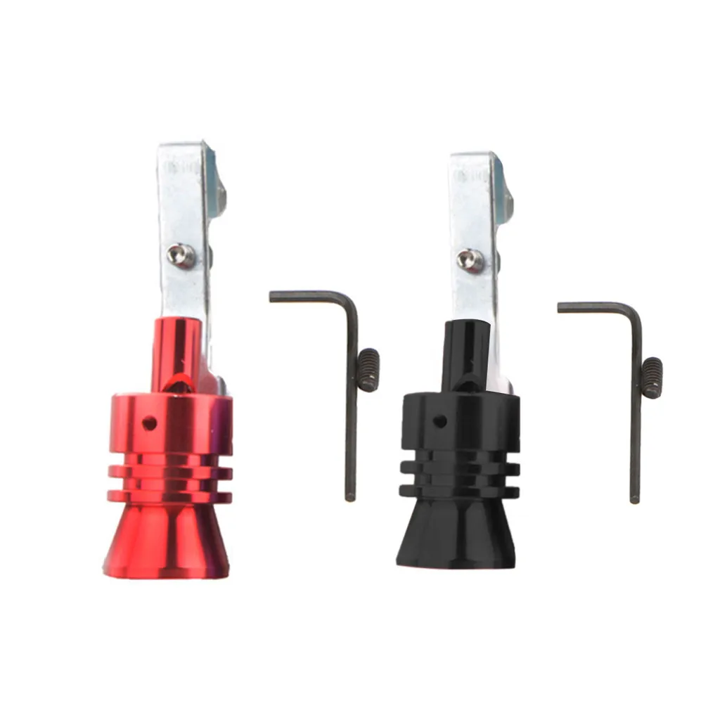 

2pcs Assembly Parts Sound Maker Exhaust Systems Exhaust Pipe Oversized Roar Maker Car Auto Loud Whistle Black,Red 19May29