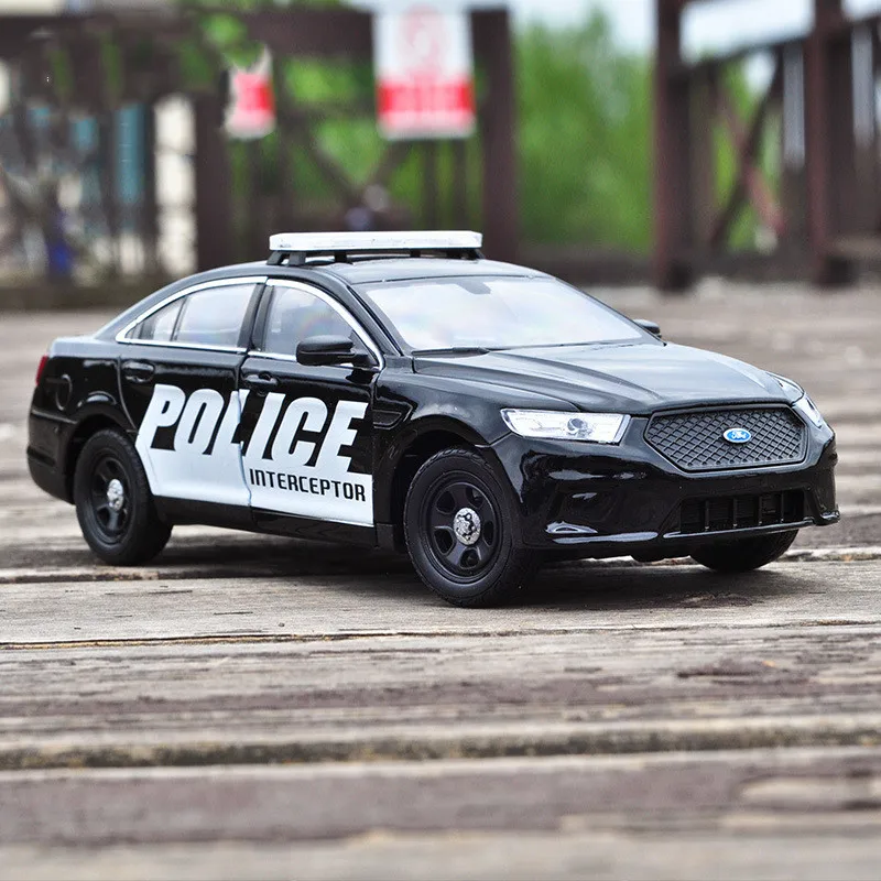 1:24 Ford Таурус полицейский сплав модель автомобиля игрушка литой под давлением автомобилей подарок для детей