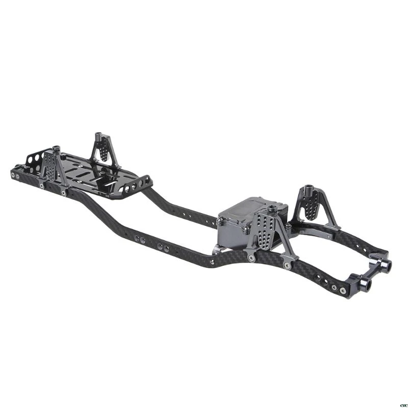 

Carbon Fiber Metal Chassis Frame Girder RC Cars Frame for 1:10 Axial SCX10 D90 Rock Crawler Parts