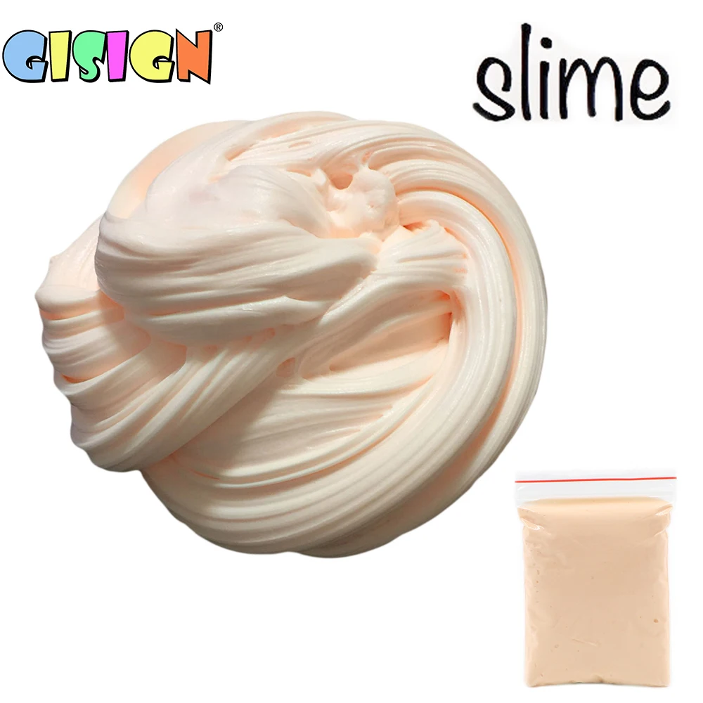 

2019 Slime Toys Clay Air Dry Plasticine Charms Slime Fluffy Light Soft Polymer Clay Fimo Pink Putty DIY Playdough for Kids