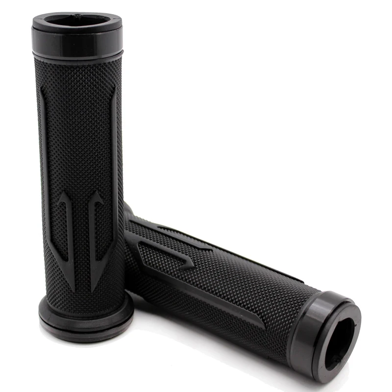 Nordson Black Universal 22mm Motorcycles Handle Grips Handlebar Grips for Suzuki Honda Kawasaki Yamaha Buell Ducati
