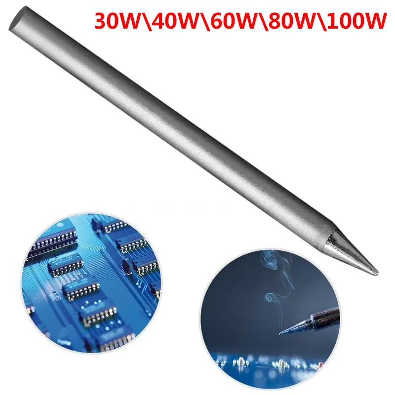 

1PCS 30W 40W 60W 80W 100W Lead-free Soldering Tip Replacement Soldering Iron Tip Head Welding Accessories