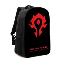 New Design World of Warcraft Bag WOW Printing Backpack for Teenagers Travelling Rucksack Schoolbag Game Player Favorite Gift
