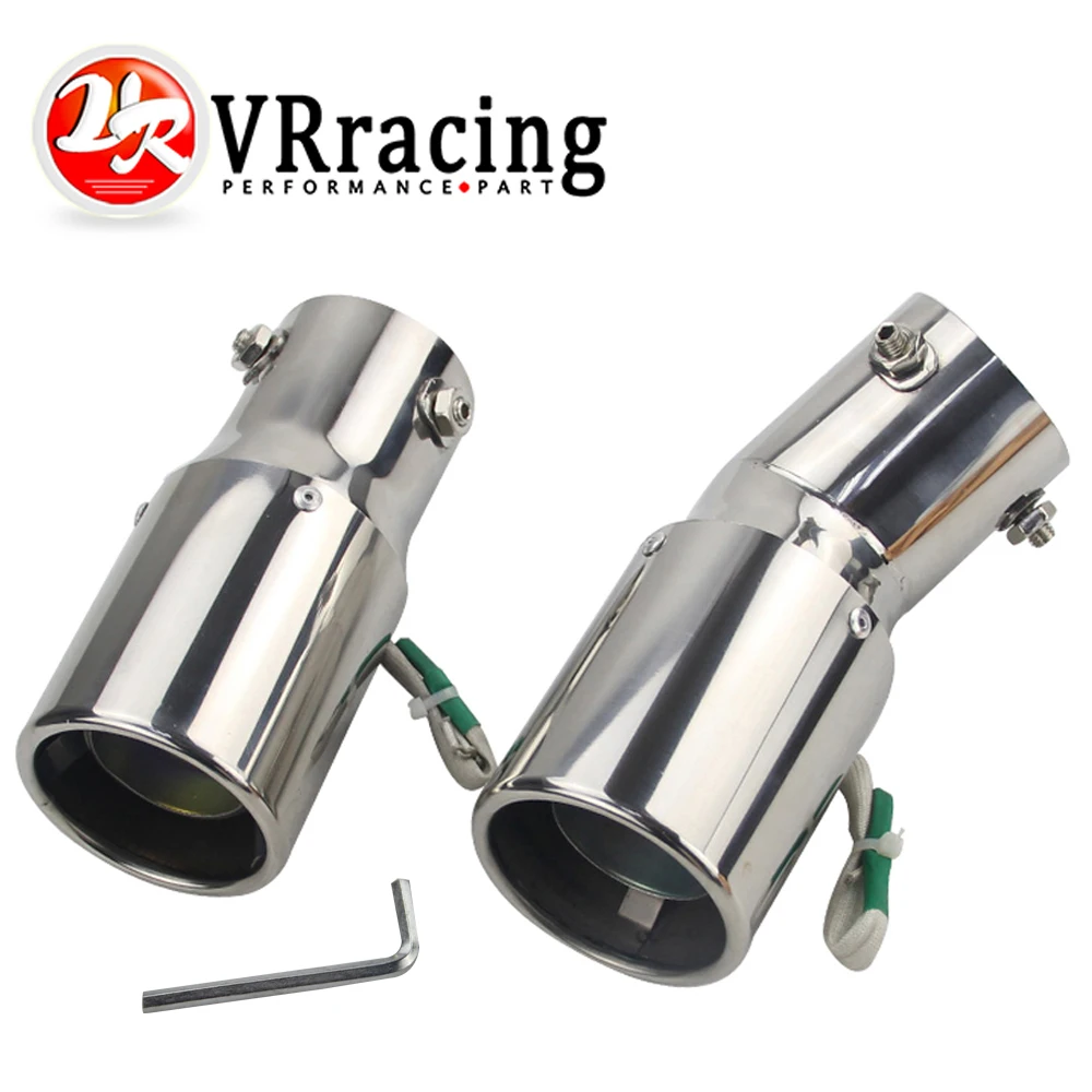 

Universal Car Stainless Steel Spray Device Light Tail Throat Exhaust Red Leds Modified Flame Spray Light Modulator Styling