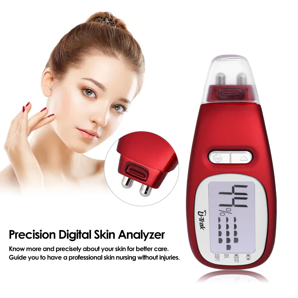 ЖК-экран цифровой анализатор кожи тестер уход за кожей увлажнение лица анализатор масла для лица анализ мягкости тела ручной монитор