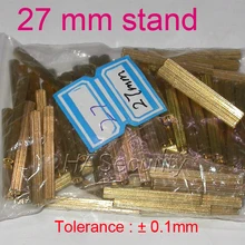 27 мм(100 шт.) Латунь стенд/скобка/бочка для камеры безопасности печатной Установка модуля сборки