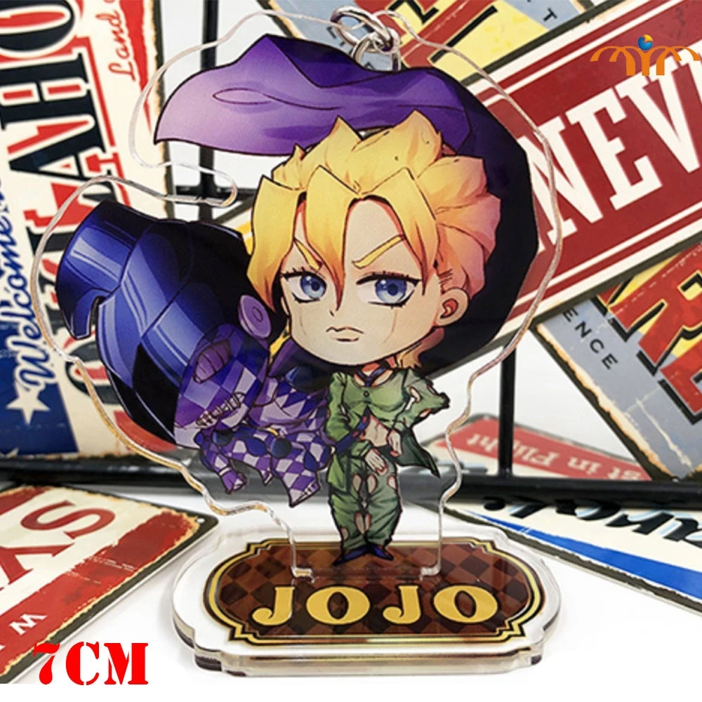 Golden Wind Acrylic Keychain Keyring Exquisite JoJo/'s Bizarre Adventure Part 5