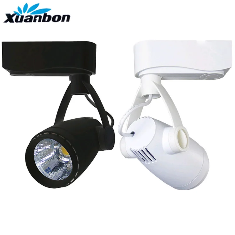 

Dimmable 4PCS 5W 7W 9W Led Track light aluminum Ceiling Rail Track lighting Spot Rail Spotlights Replace Halogen Lamps AC85-265V