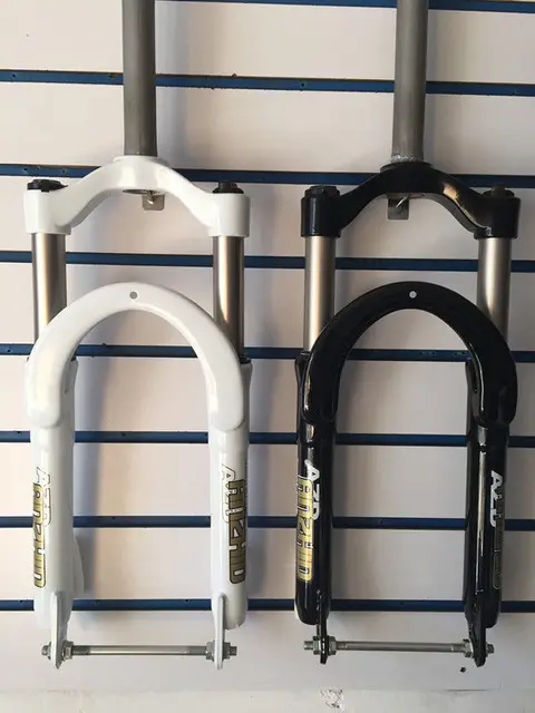 20 Zoll Fatbike Gabel 110mm Federweg - Luftfedergabel Für 4.0 Reifen Mit Scheibenbremse