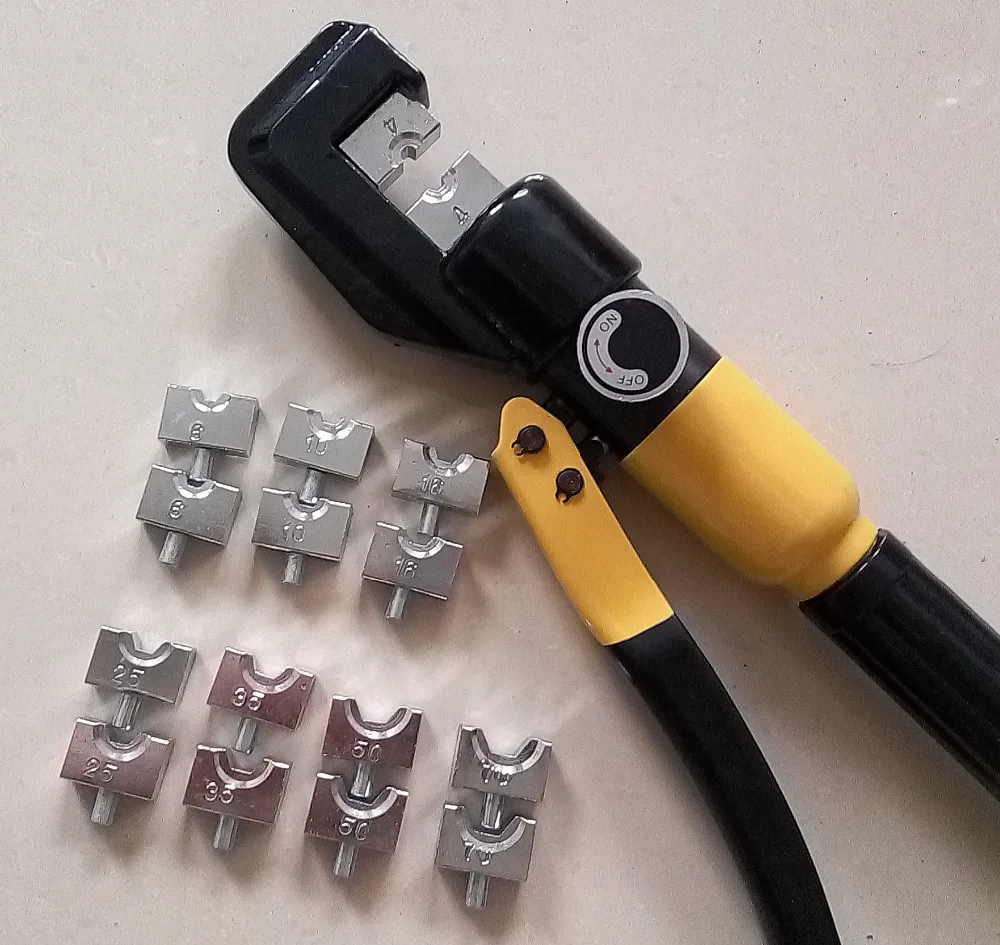 

8-38,60-70mm2 Hydraulic Crimping tools for Copper and Aluminum terminals ( 6-70mm2 )