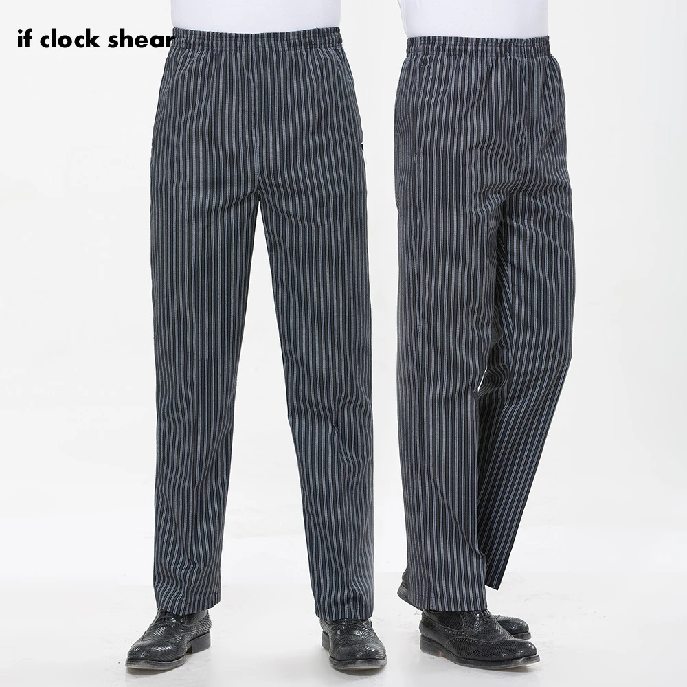 If New Hotel Chef Uniforms Kitchen Work Clothes Restaurant Elastic Trousers Work Clothes Men Zebra Pant New Kitchen Cooker Pants Bottoms Aliexpress