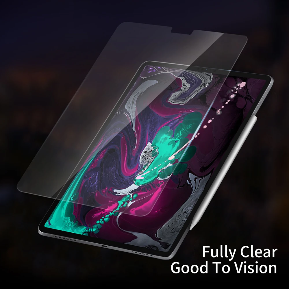 

DUX DUCIS Tempered Glass for iPad Pro 12.9 2018 11 HD Screen Protector for iPad Pro 12.9 2018 11 10.5 Tablet Protective Film