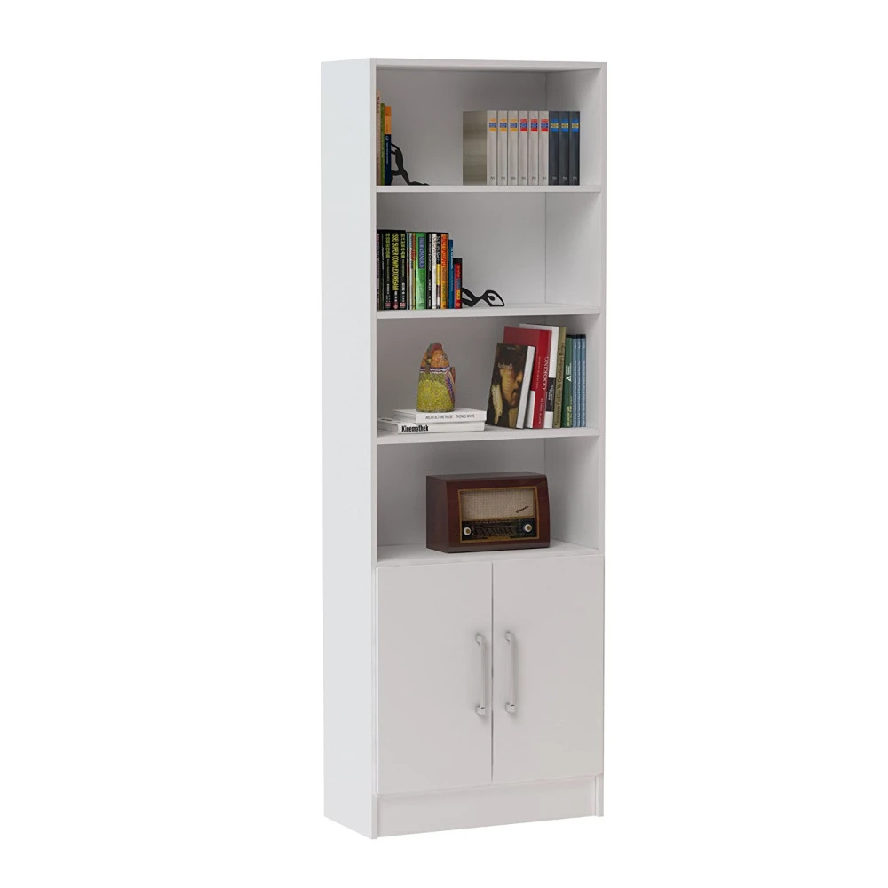 Practical Catarina Cabinet with 6- Shelves in White (1)