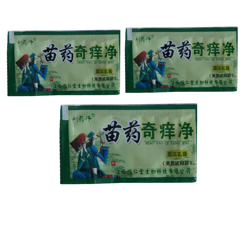 

100pcs/lot Original miaoyaoqiyangjing body cream for Skin Problems Cream skin care pouch same effect as tube