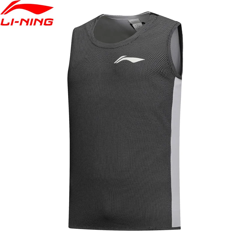 

Li-Ning Men Basketball Reversible Vest 100% Polyester AT DRY Sleeveless T-Shirt Regular Fit LiNing Sports Jerseys AAYN237 CJAS18