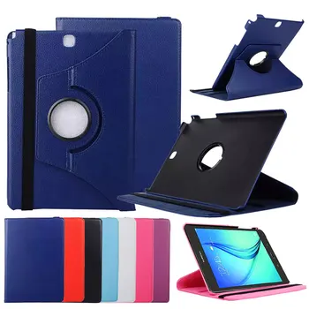 

Eagwell 360 Rotating Case For Samsung Galaxy Tab A 9.7 SM-T550 T555 PU Leather Flip Stand Tablet Smart Cover for Tab A 9.7 inch