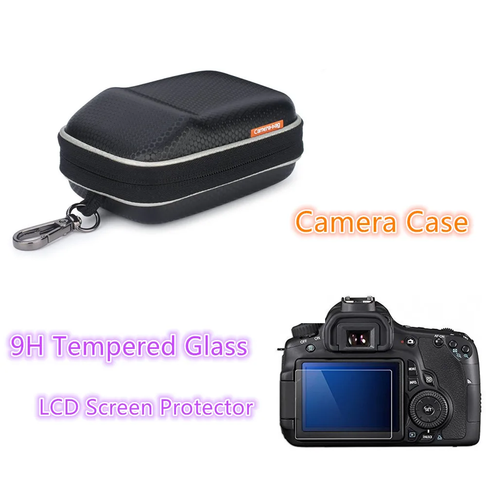 limitX Accessories Bundle Camera Hard Case & 9H Tempered Glass Screen