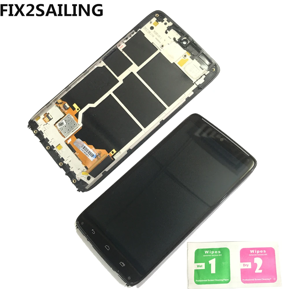 

100% Working LCD Display Touch Screen Digitizer Frame Assembly For Motorola Moto Droid Turbo XT1254 XT1225
