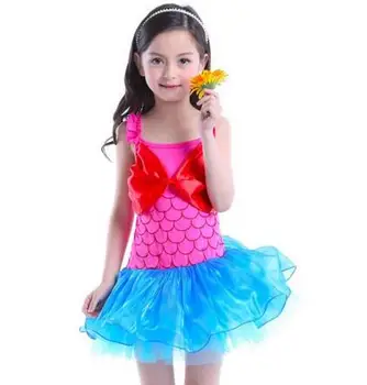 

New Child Kids Christmas Gift Princess The Little Mermaid Ariel Party Fancy Costume Cosplay Girls Ballet Tutu Dress