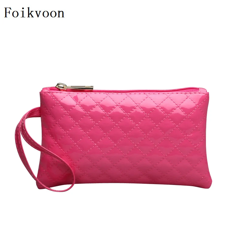 

Foikvoon Hangbags Woman Bags Candy Colors Elegant PU Leather Women Mini Bags Practical Fashion Ladies Handbags
