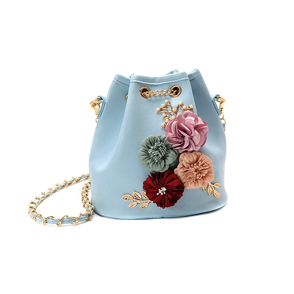 

1 Pcs Women Lady Shoulder Crossbody Bag Flower PU Leather Fashion For Mobile Phone LBY2018