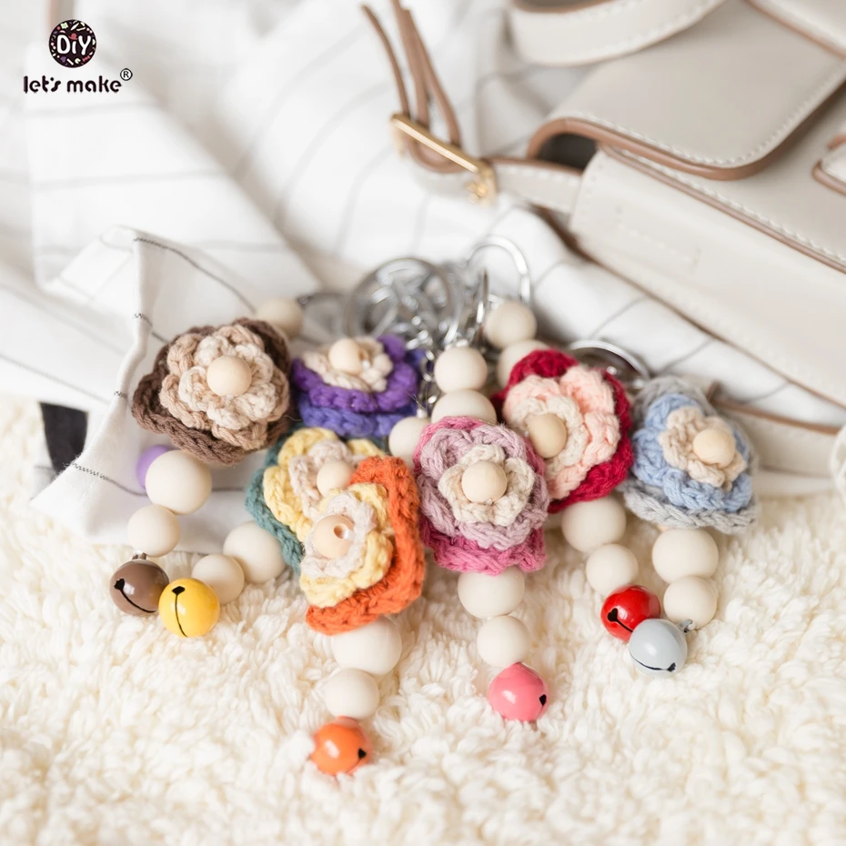 

Let's make Woven Lanyard Baby Teething Toy Chain Key DIY Purse Accessory For Pendant Fit Bag Cartoon Keyring