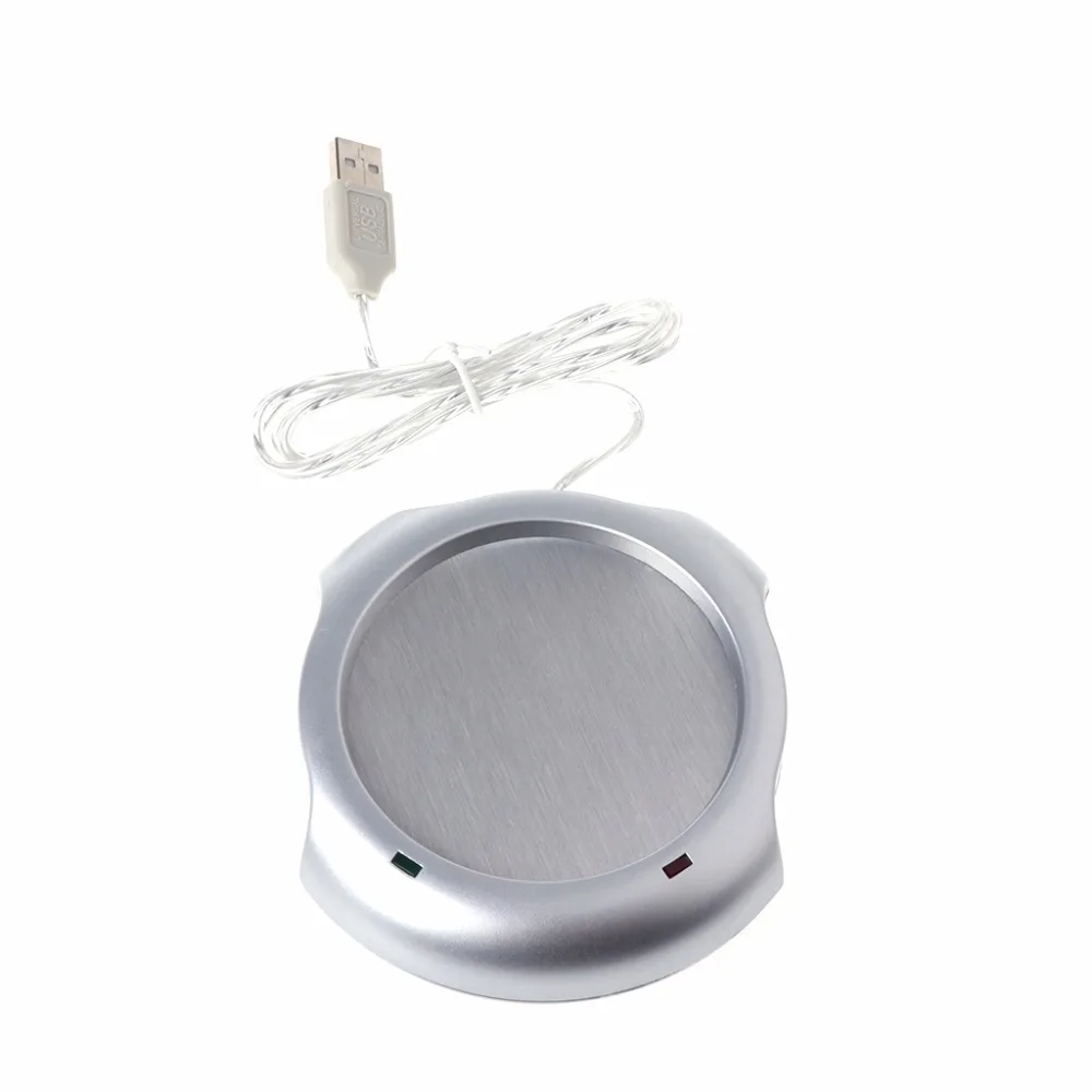 Мини-usb электрическая питательная чашка подогреватель тарелка для офиса и домашнего использования