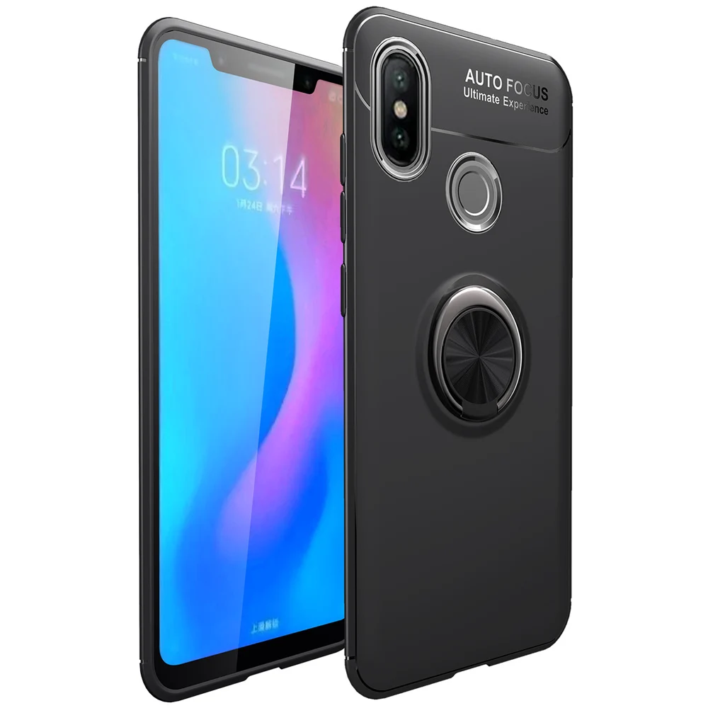 

For Xiaomi Mi 6x Case Cover Magnetic Car Holder Case For Xiaomi 6x Case 360 Rotating Figer Ring Phone Case For Xiaomi Mi6x Mi A2