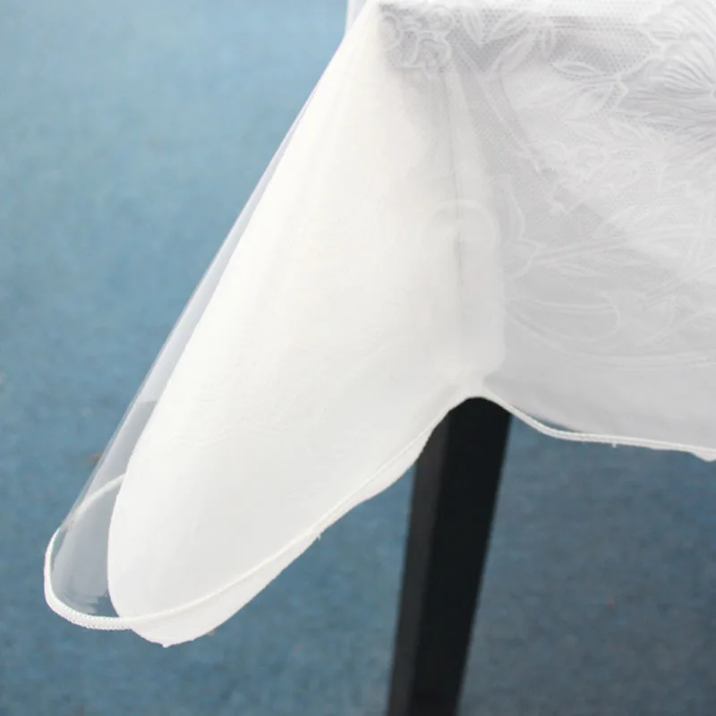 

0.15mm PVC Transparent Waterproof Tablecloth Clear Plastic TABLECLOTH Rectangele Round Square