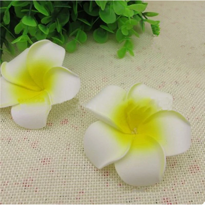 

10pcs New 4cm Foam Hawaii Beach Flowers Wedding Party Box Decoration DIY Artificial Garland Supplies Holiday Decorations