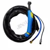 WP9 WP-9 Air Cooled Argon Tig Welding Torch Bule Handle 4M Gas And Separate 10-25 Cable Plug ► Photo 2/6