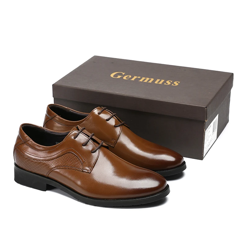 genuine leather man shoes