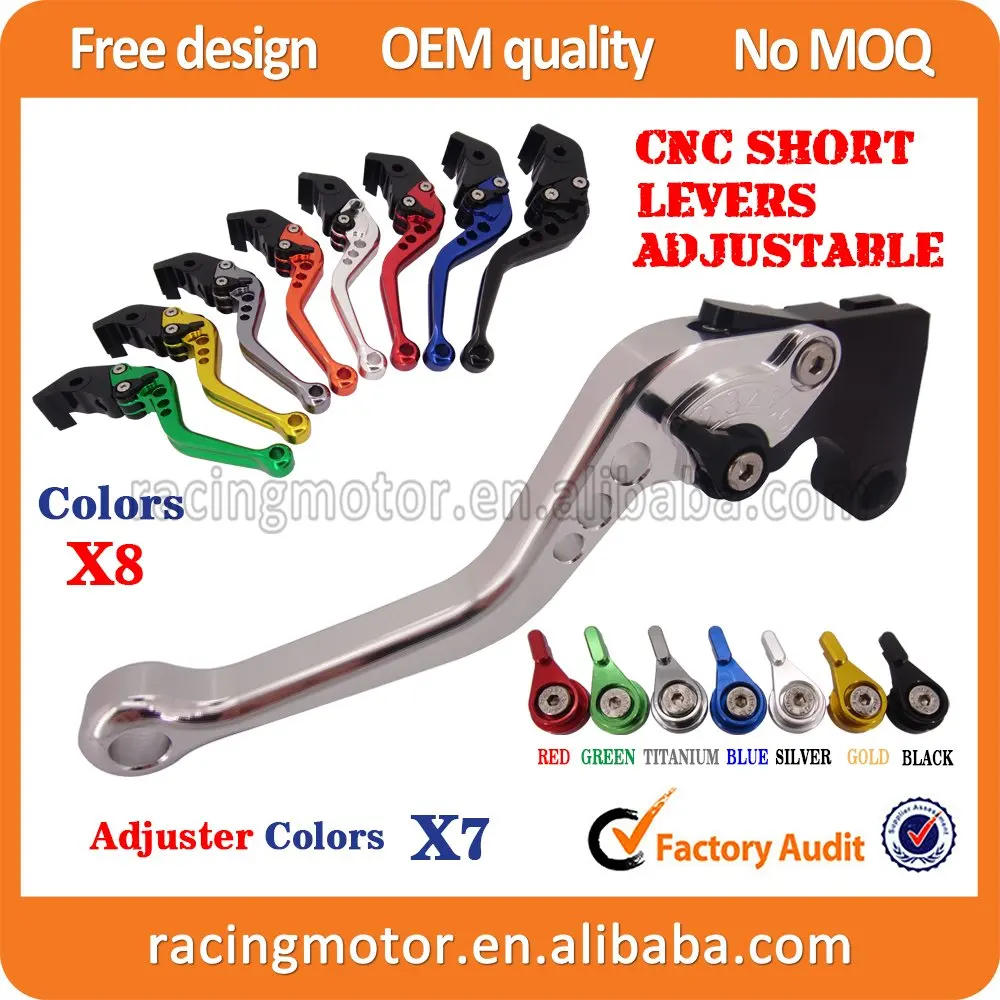 

CNC Short Adjustable Racing Brake Clutch Levers For Aprilia RSV MILLE/R 1000 2004-2008