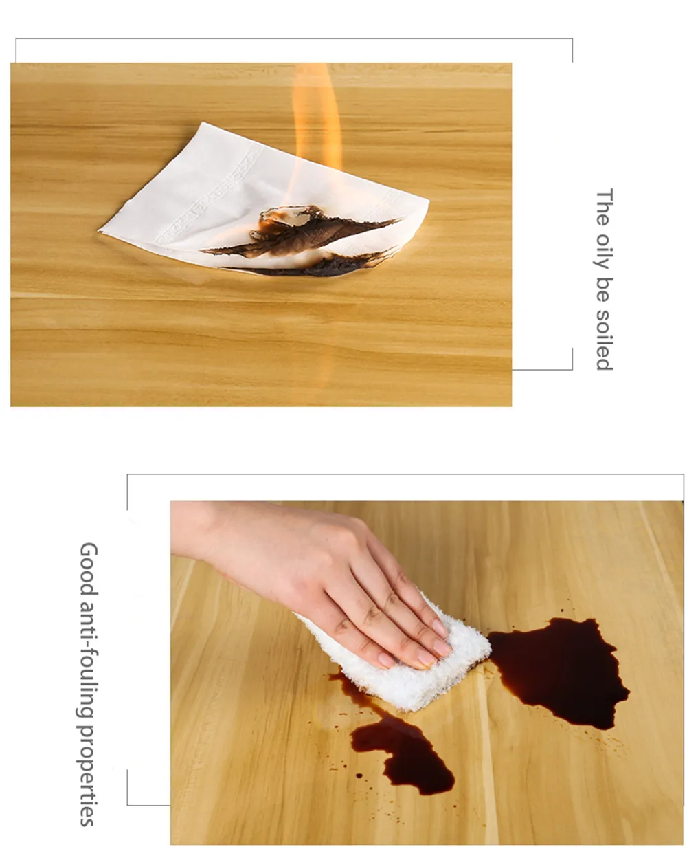 Sunice Glossy Protective Film Transparent Furniture Solid Wood Dining Table Marble Coffee Table Foils Pet Self-adhesive 152cmx5m