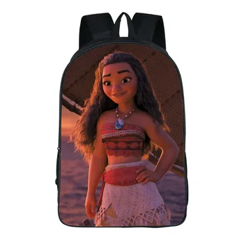 

Anime Moana Princes Backpack For Teenagers Boys Girls School Bags Sans vaiana Travel Bag Children Bookbag Shoulder Backpacks